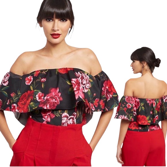 New York & Company Tops - NEW New York & Company  Strapless Cold-Shoulder Top 7th Avenue - M